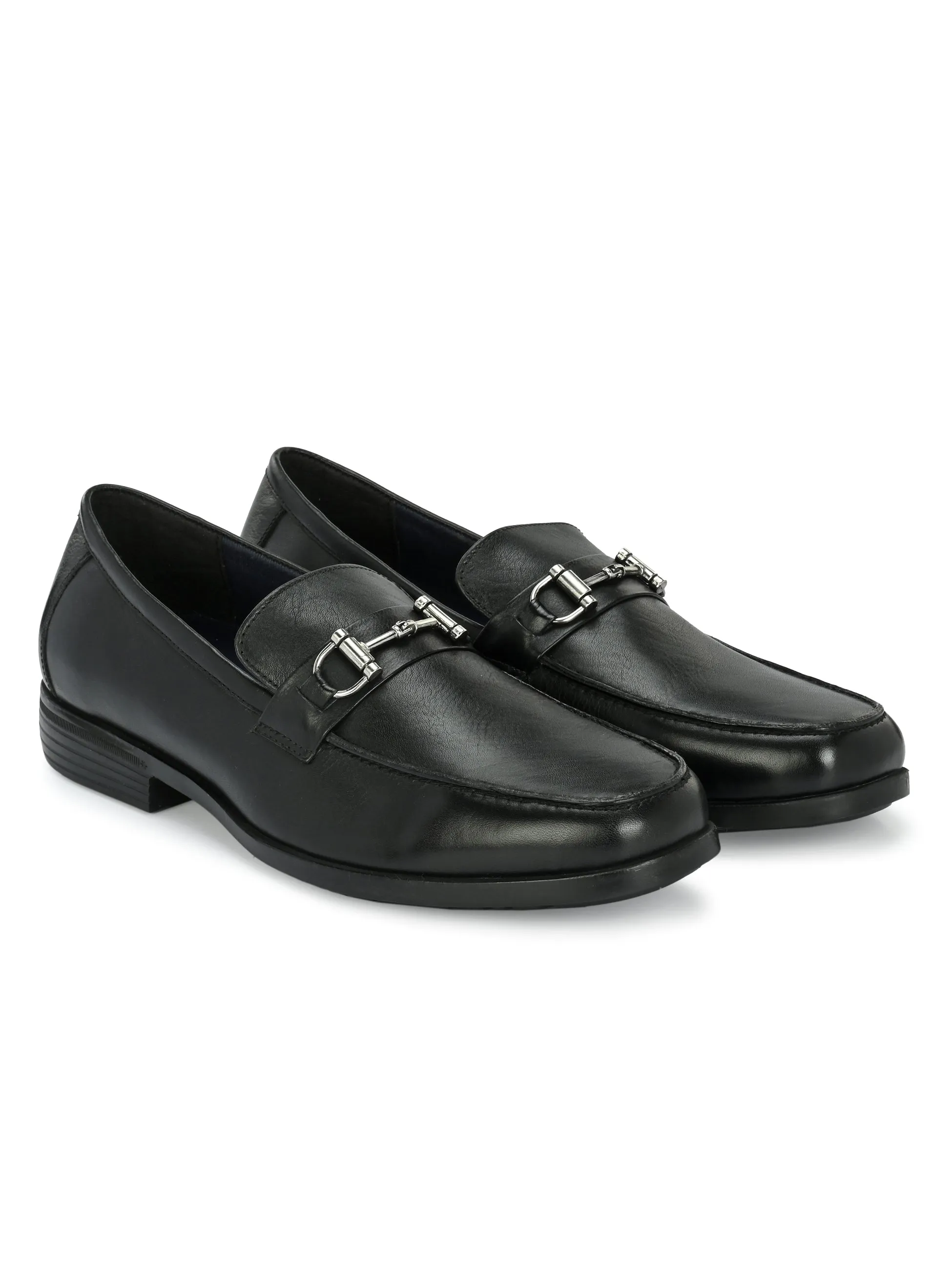 Zane Black Formal Slip-on Shoes For Men