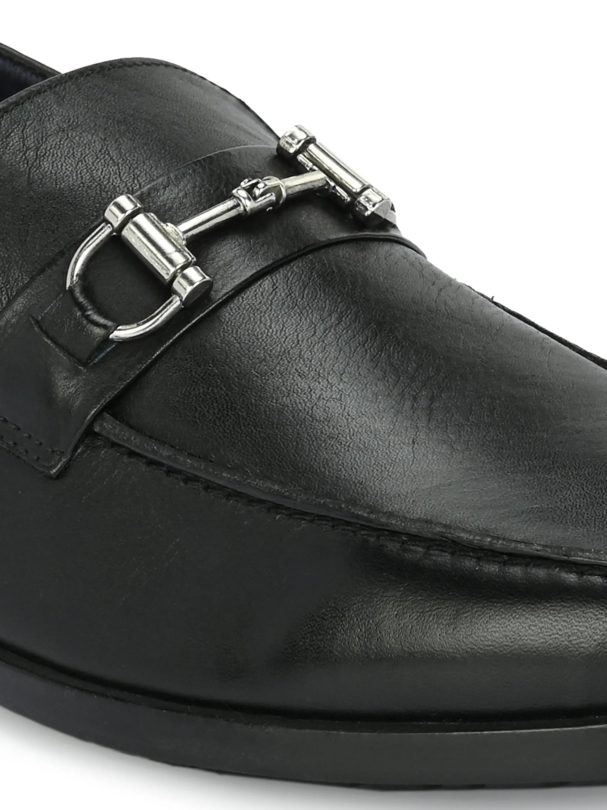 Zane Black Formal Slip-on Shoes For Men