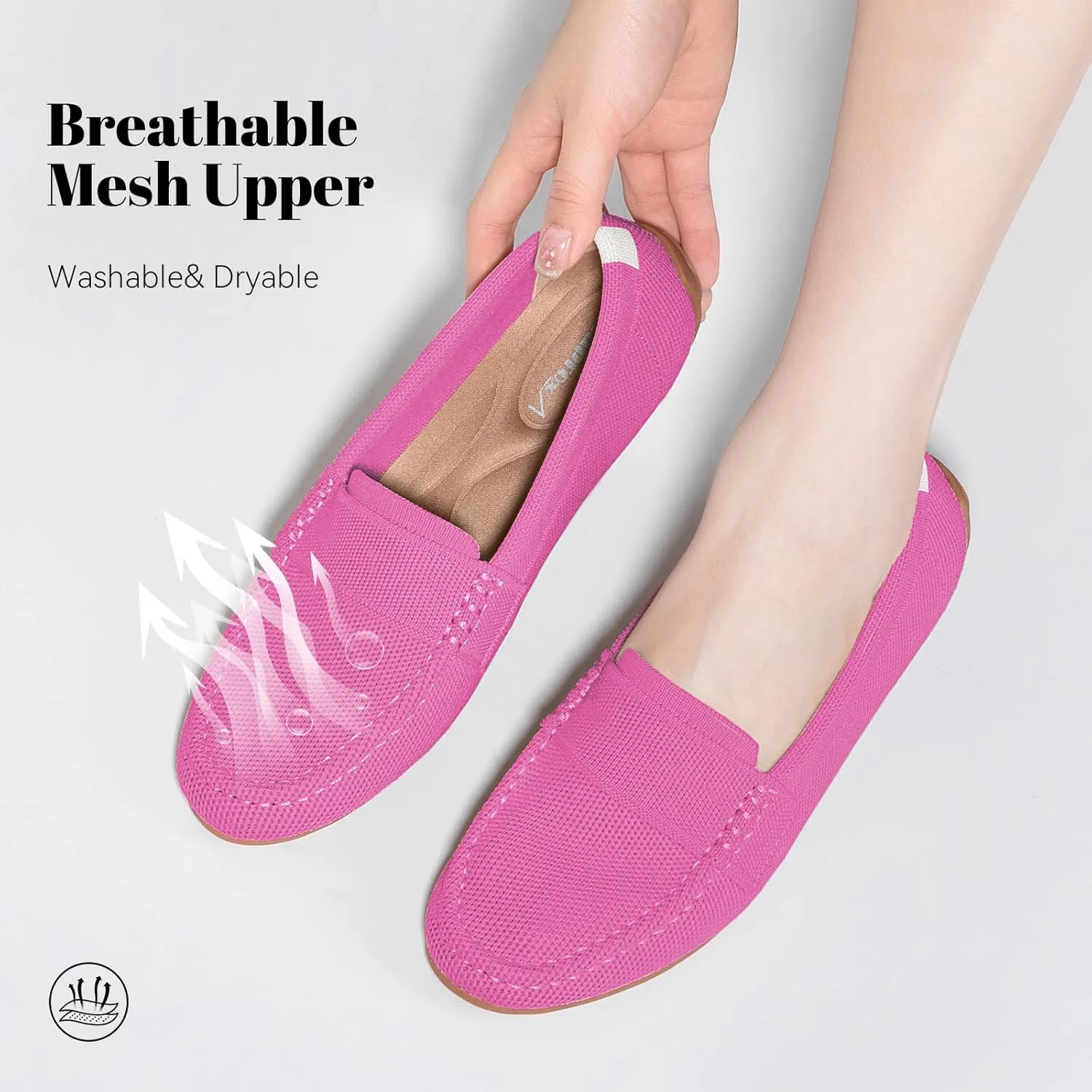 Zelaprox Loafer Shoes for Women Comfortable Women's Loafer Shoes Flat Shoes